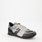 Baskets Baskets Rockrunner Valentino Garavani Gris Homme