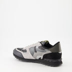 Baskets Baskets Rockrunner Valentino Garavani Gris Homme