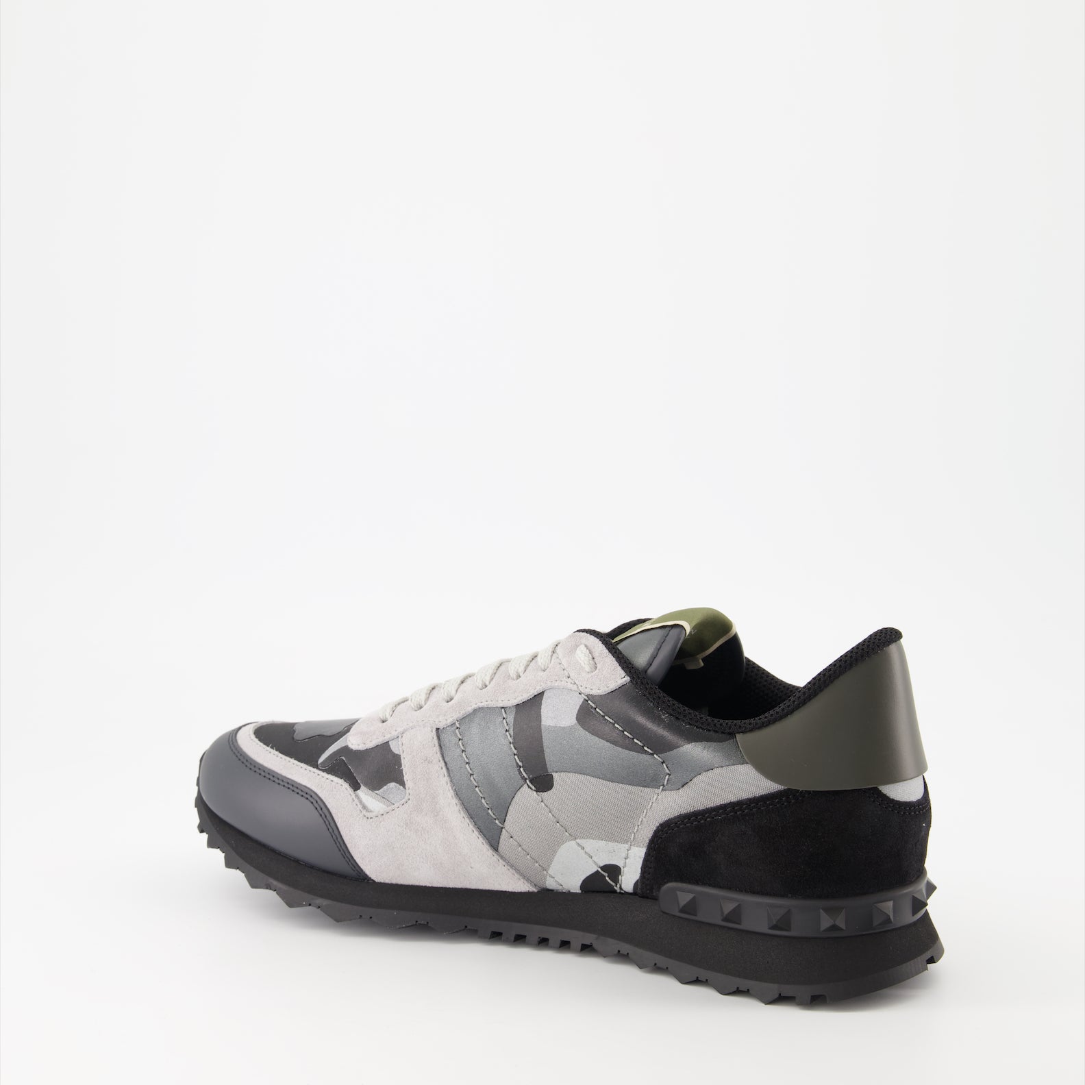 Baskets Baskets Rockrunner Valentino Garavani Gris Homme