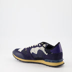 Baskets Baskets Rockrunner camouflage Valentino Garavani Bleu Homme