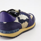 Baskets Baskets Rockrunner camouflage Valentino Garavani Bleu Homme