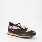 Baskets Baskets Rockrunner Valentino Garavani Marron Homme