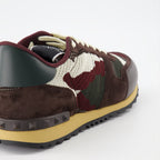 Baskets Baskets Rockrunner Valentino Garavani Marron Homme