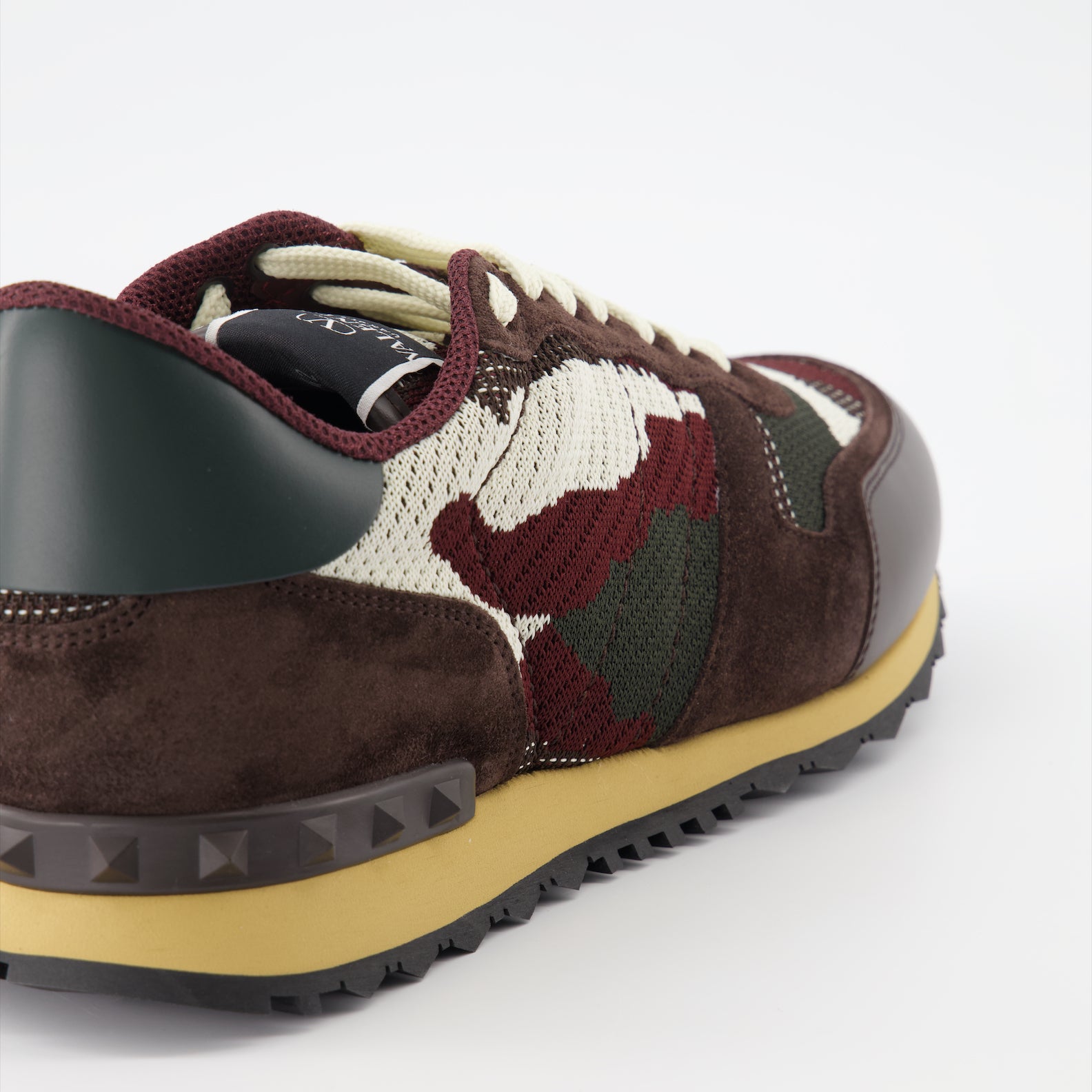 Baskets Baskets Rockrunner Valentino Garavani Marron Homme