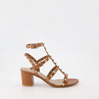 Scarpe aperte Sandales Rockstud Valentino Garavani Marrone Femme