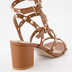 Scarpe aperte Sandales Rockstud Valentino Garavani Marrone Femme