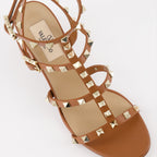 Scarpe aperte Sandales Rockstud Valentino Garavani Marrone Femme