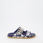 Sapatos abertos Sandales Iconographe Valentino Garavani Azul Femme