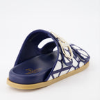 Sapatos abertos Sandales Iconographe Valentino Garavani Azul Femme