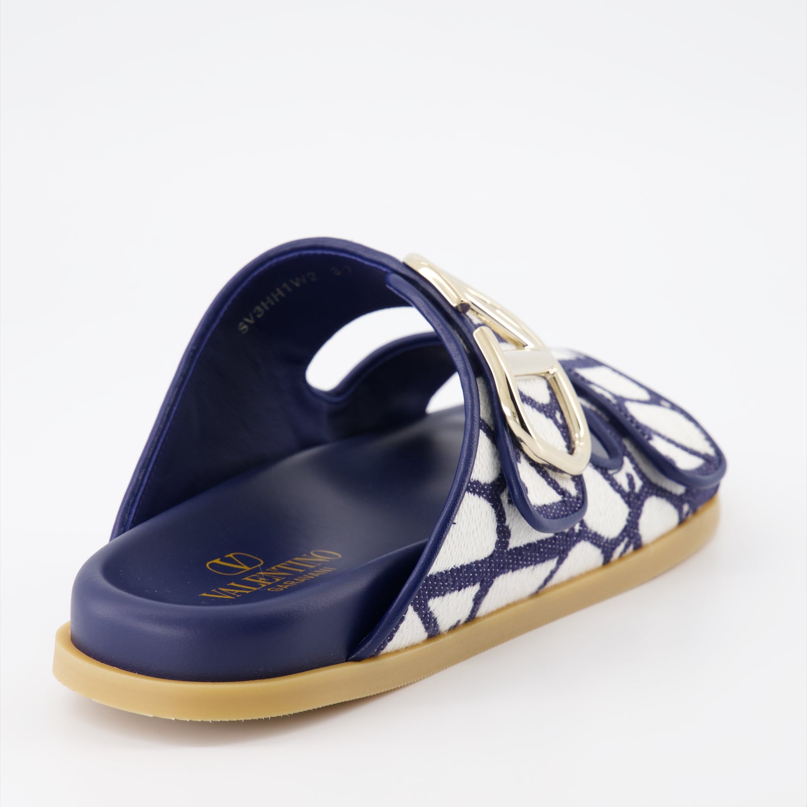 Sapatos abertos Sandales Iconographe Valentino Garavani Azul Femme