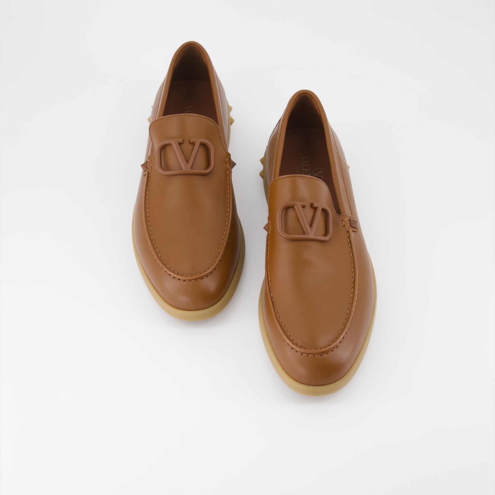 Mocassins Mocassins VLogo Valentino Garavani Marron Homme