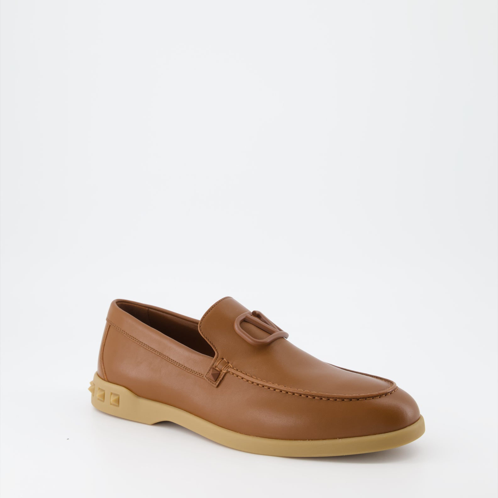 Mocassins Mocassins VLogo Valentino Garavani Marron Homme