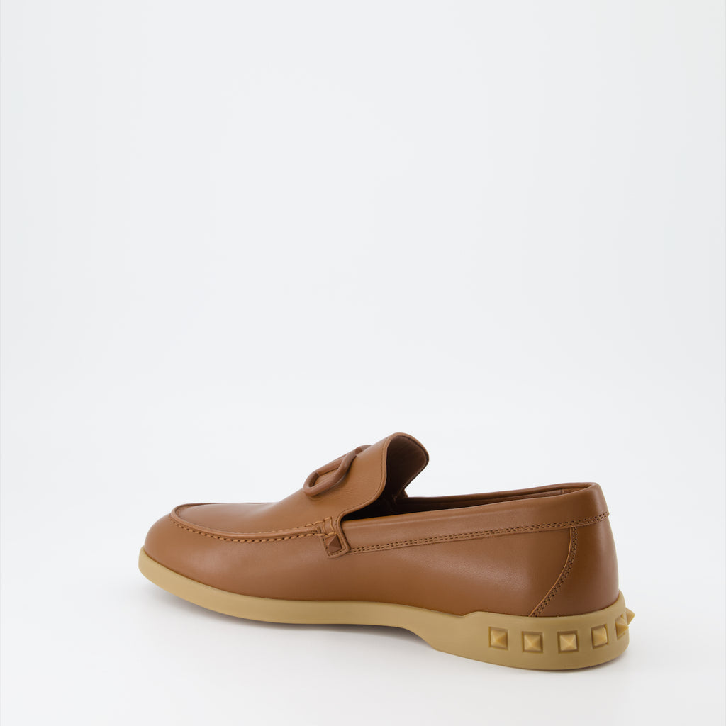 Mocassins Mocassins VLogo Valentino Garavani Marron Homme