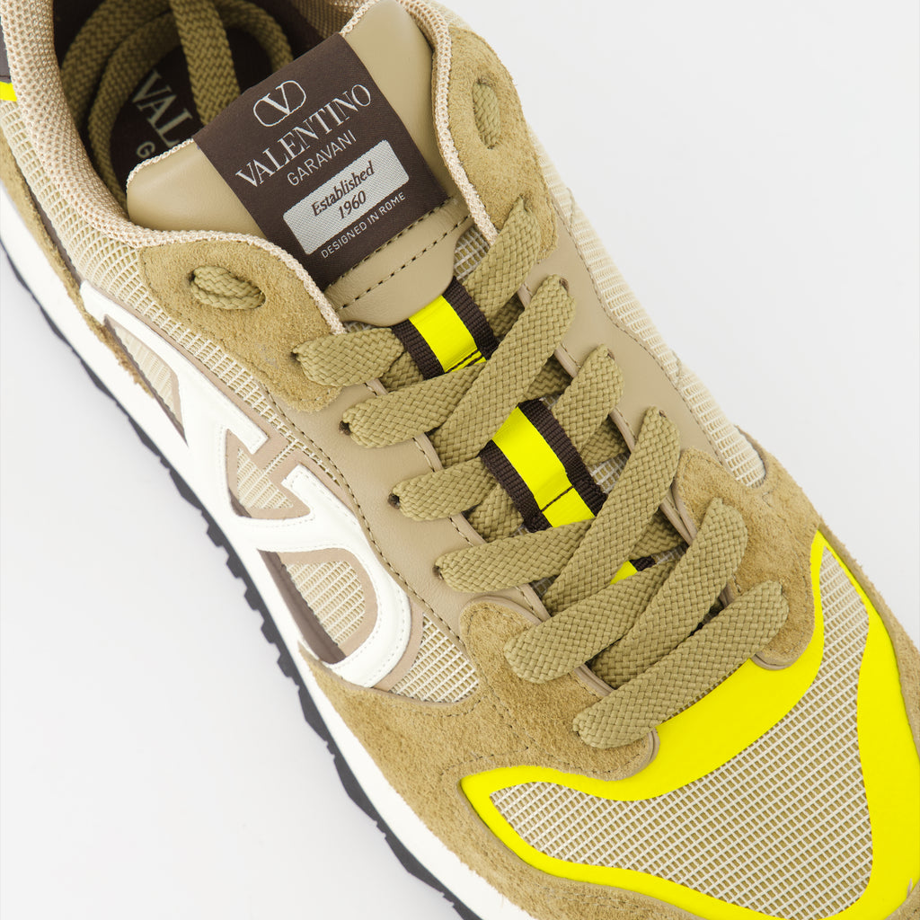 Sneaker Baskets VLogo Pace Valentino Garavani Beige Homme