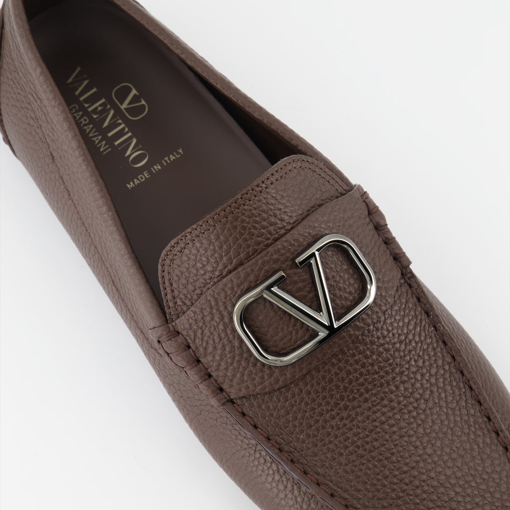 Mocassins Mocassins VLogo Valentino Garavani Marron Homme