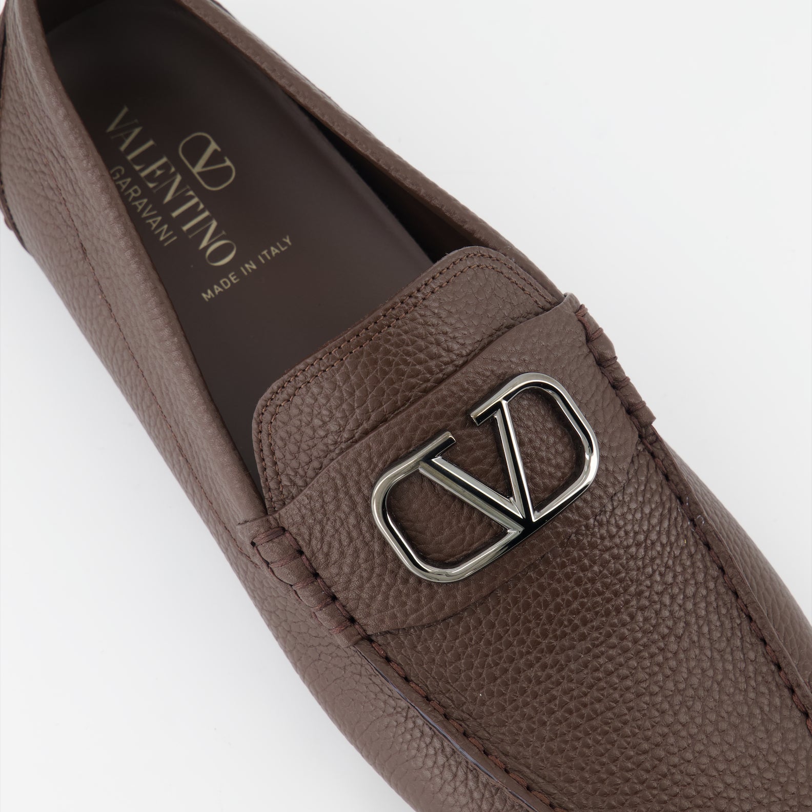 Mocassins Mocassins VLogo Valentino Garavani Marron Homme