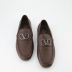 Mocassins Mocassins VLogo Valentino Garavani Marron Homme