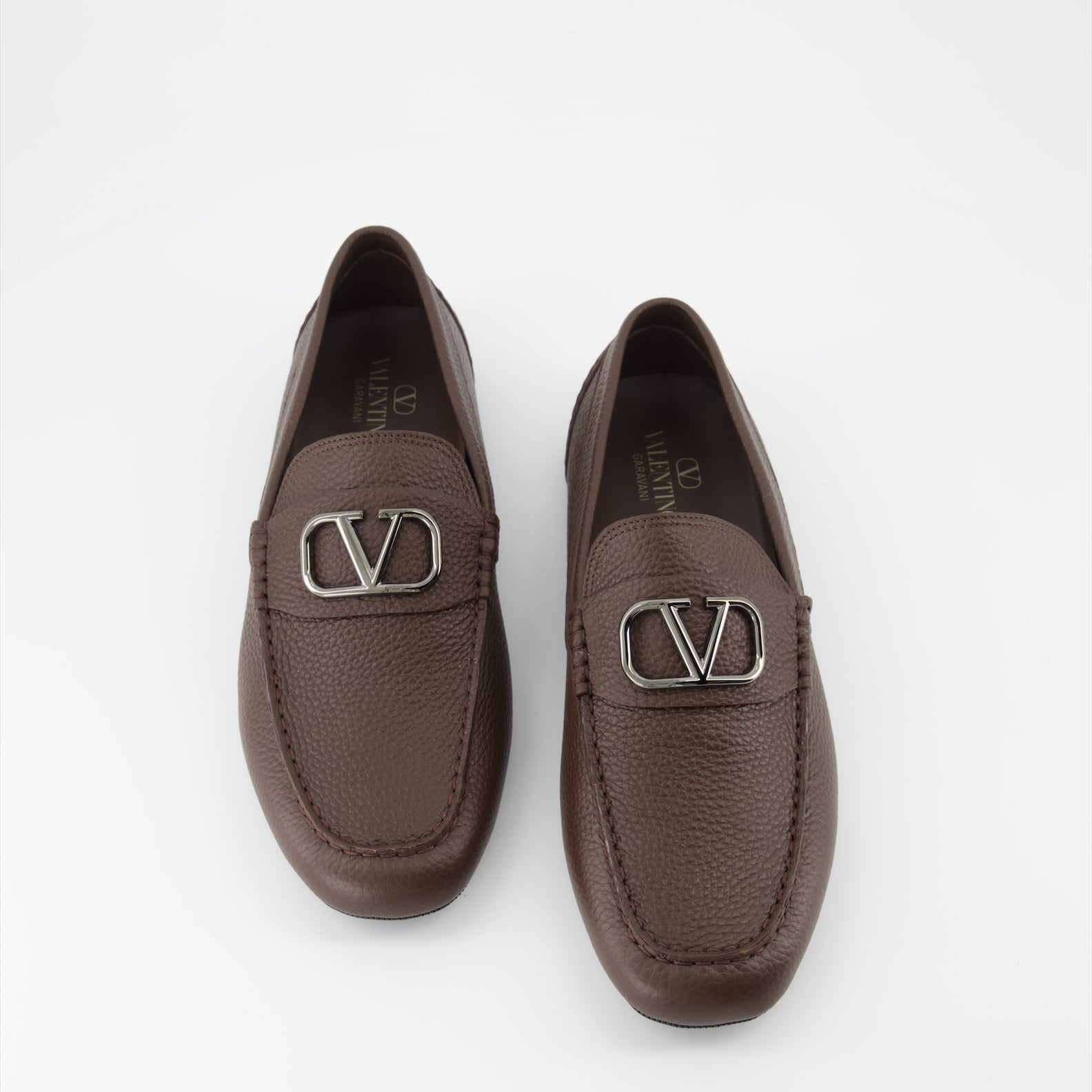 Mocassins Mocassins VLogo Valentino Garavani Marron Homme