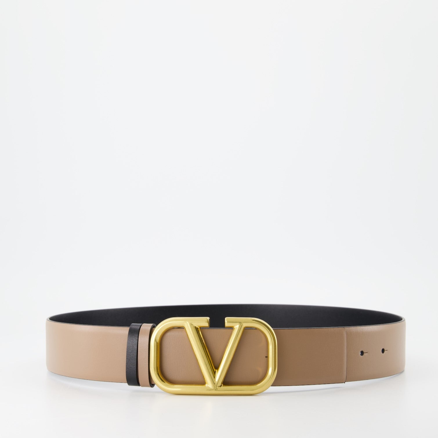Cintos Ceinture VLogo réversible Valentino Garavani Marrom Femme