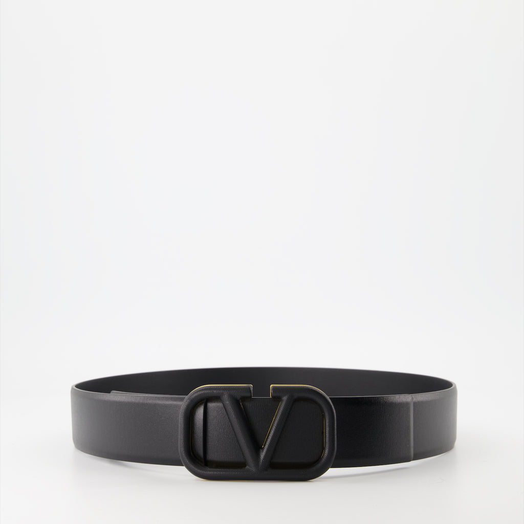 Cintos Ceinture VLogo Signature mat Valentino Garavani Preto Femme