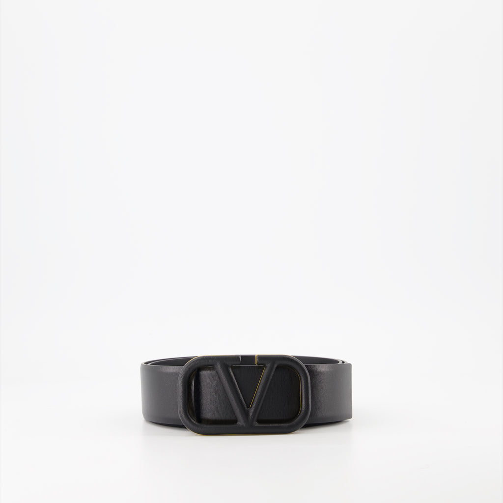 Cintos Ceinture VLogo Signature mat Valentino Garavani Preto Femme