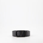Cintos Ceinture VLogo Signature mat Valentino Garavani Preto Femme
