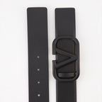 Cintos Ceinture VLogo Signature mat Valentino Garavani Preto Femme