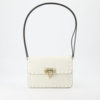 Bolsos de mano y al hombro Sac Rockstud 23 Valentino Garavani Blanco Femme