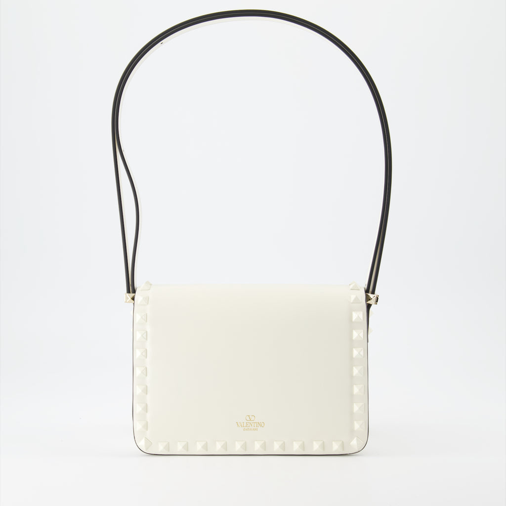 Bolsos de mano y al hombro Sac Rockstud 23 Valentino Garavani Blanco Femme