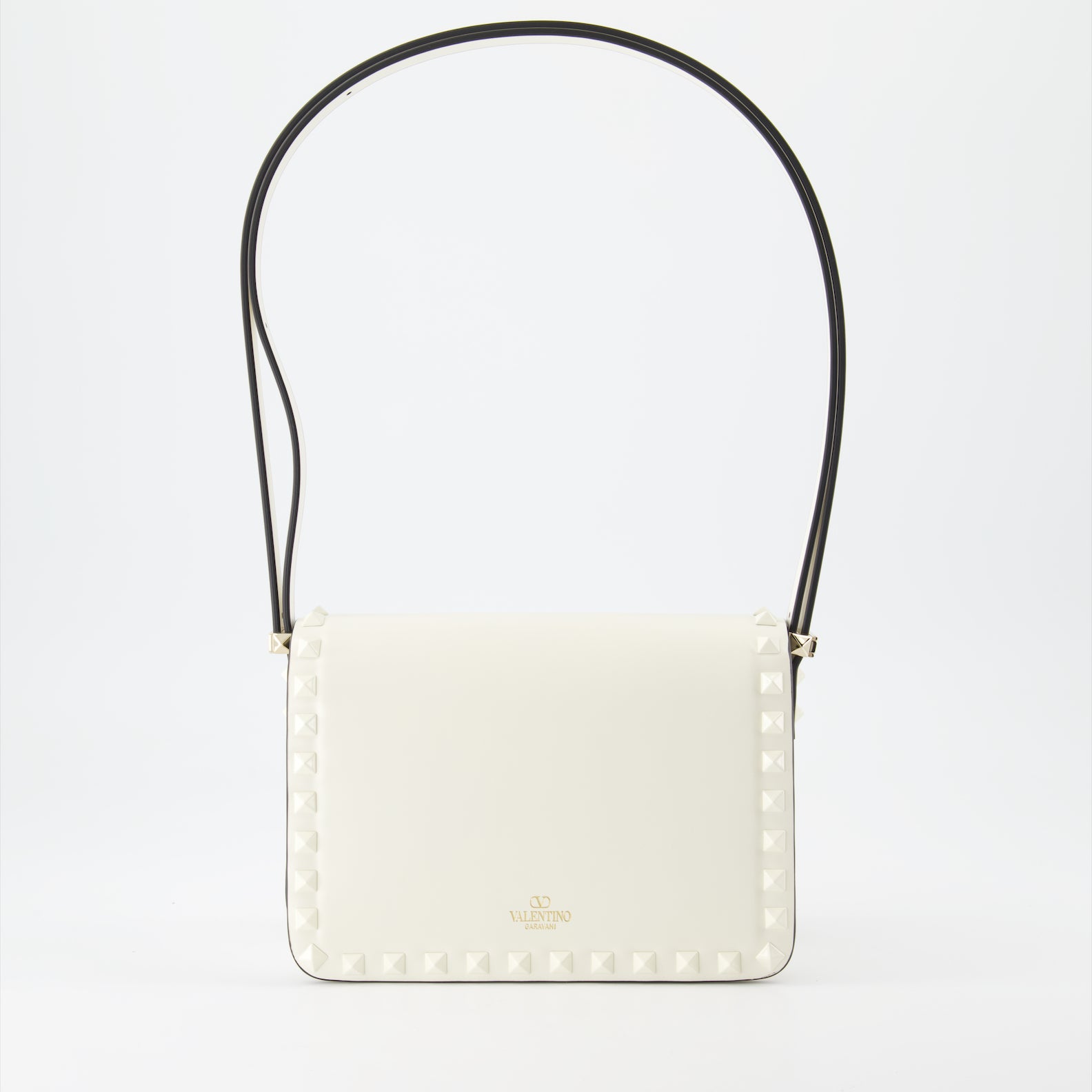 Bolsos de mano y al hombro Sac Rockstud 23 Valentino Garavani Blanco Femme