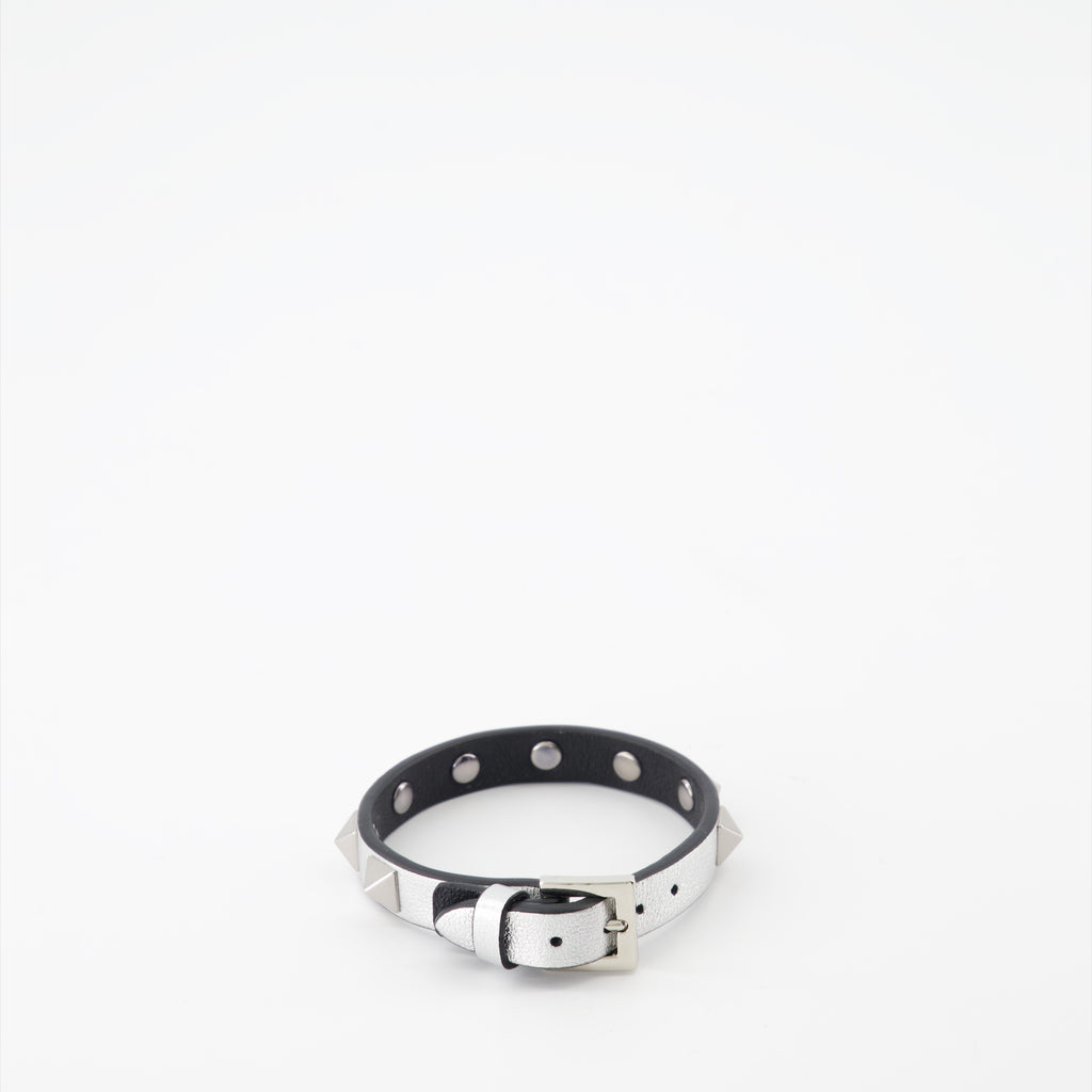 Bijoux Bracelet Rockstud Valentino Garavani Argenté Femme