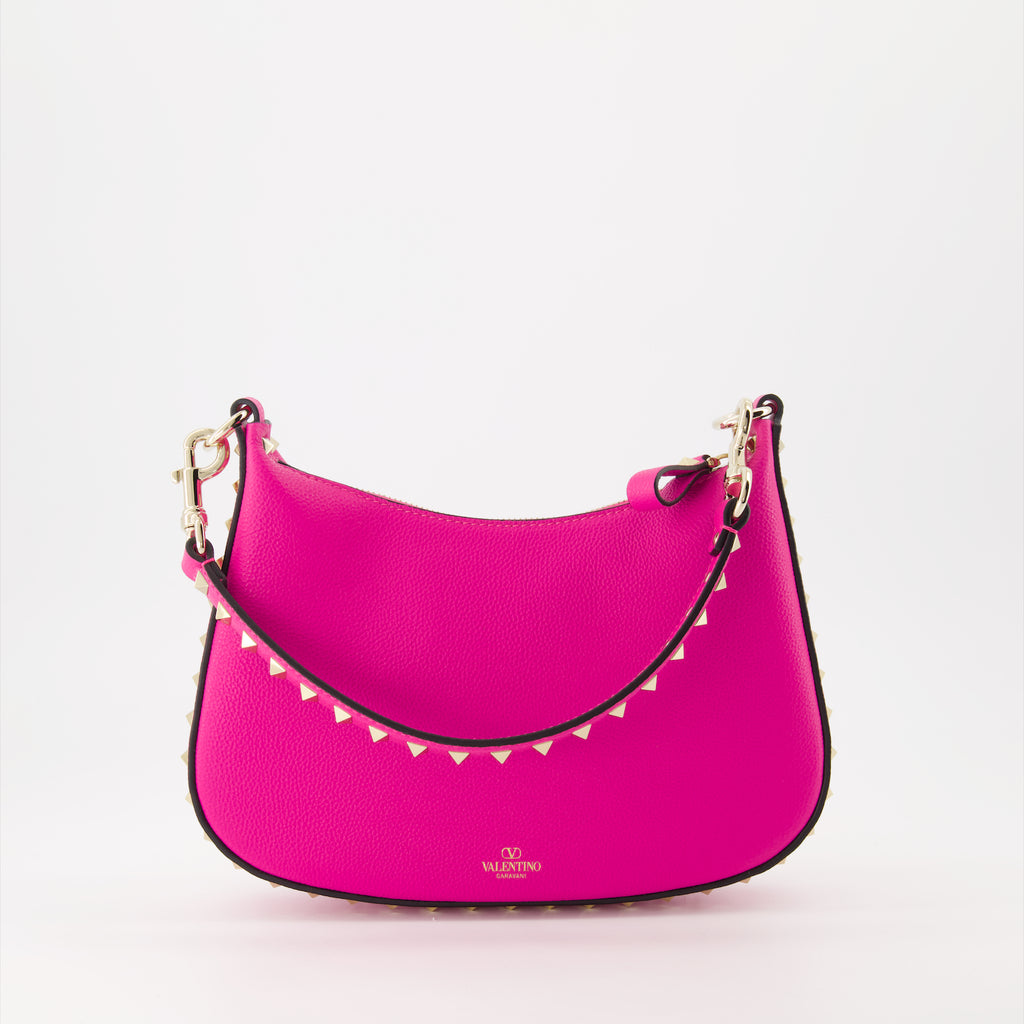 Bolsas de mão e de ombro Sac Hobo Valentino Garavani Rosa Femme