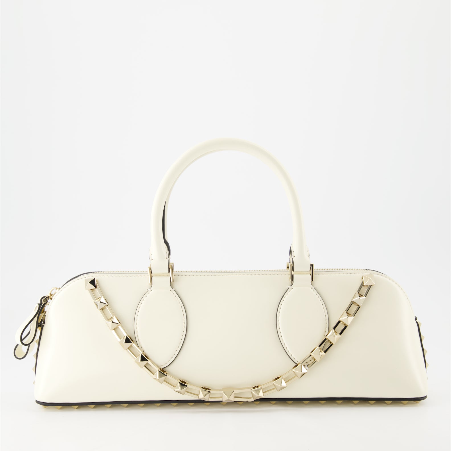 Borse a mano e a spalla Borsa Rockstud East-West Valentino Garavani Bianco Femme