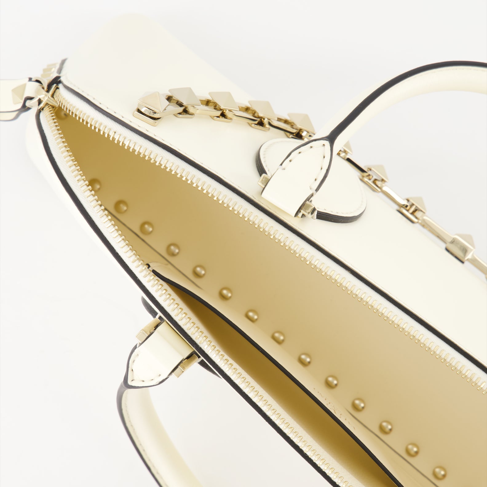 Borse a mano e a spalla Borsa Rockstud East-West Valentino Garavani Bianco Femme