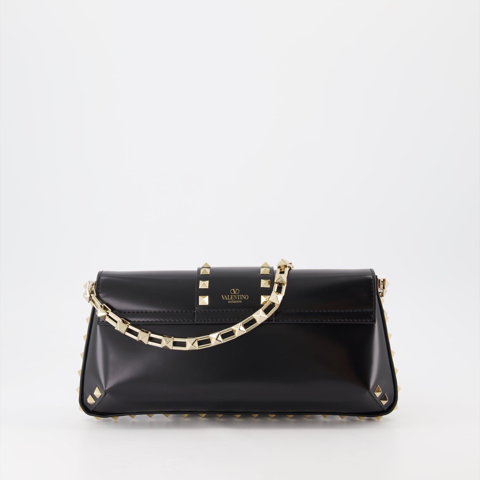 Sacs bandoulière Sac Rockstud en cuir Valentino Garavani Noir Femme