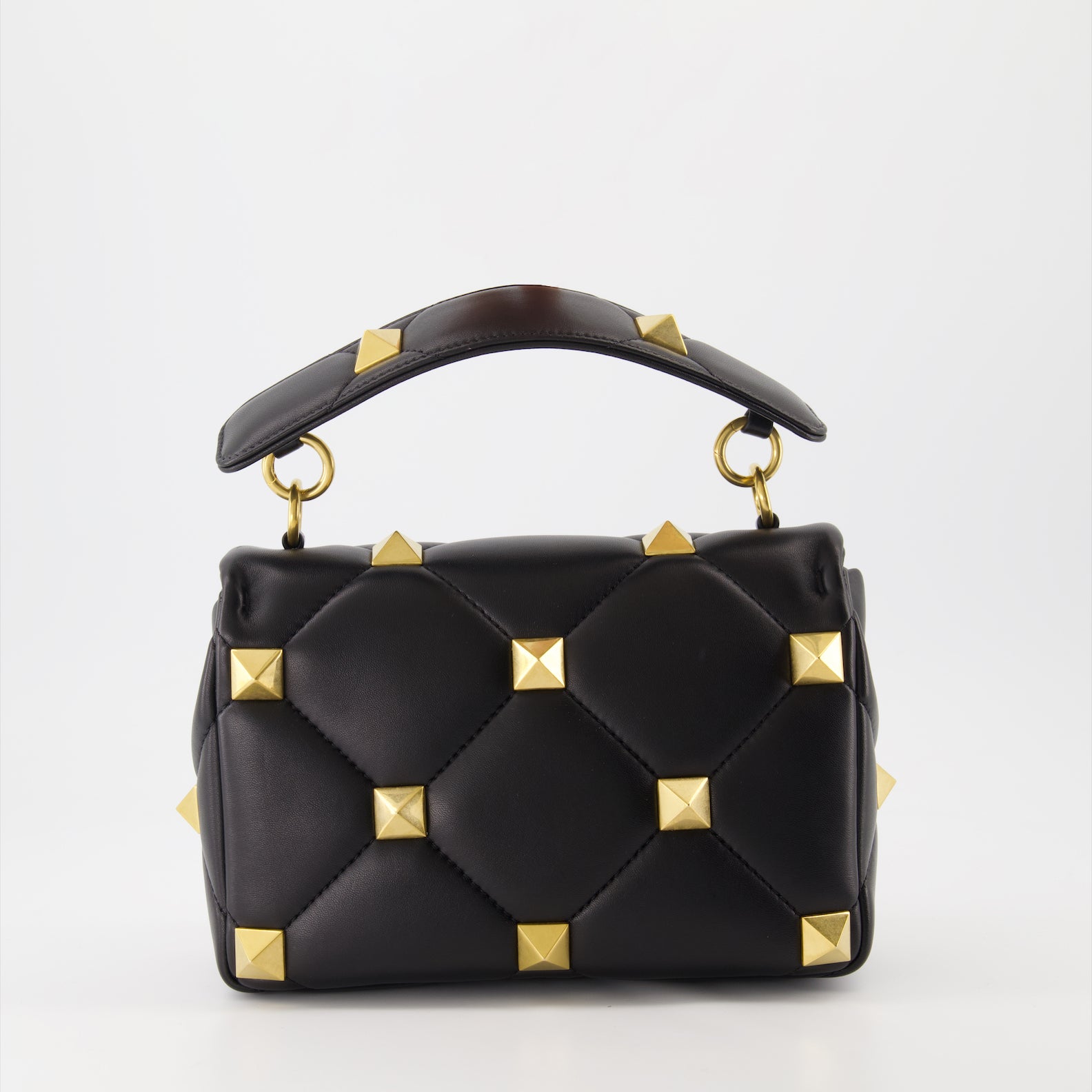 Borse a tracolla Borsa Roman Stud Valentino Garavani Nero Femme