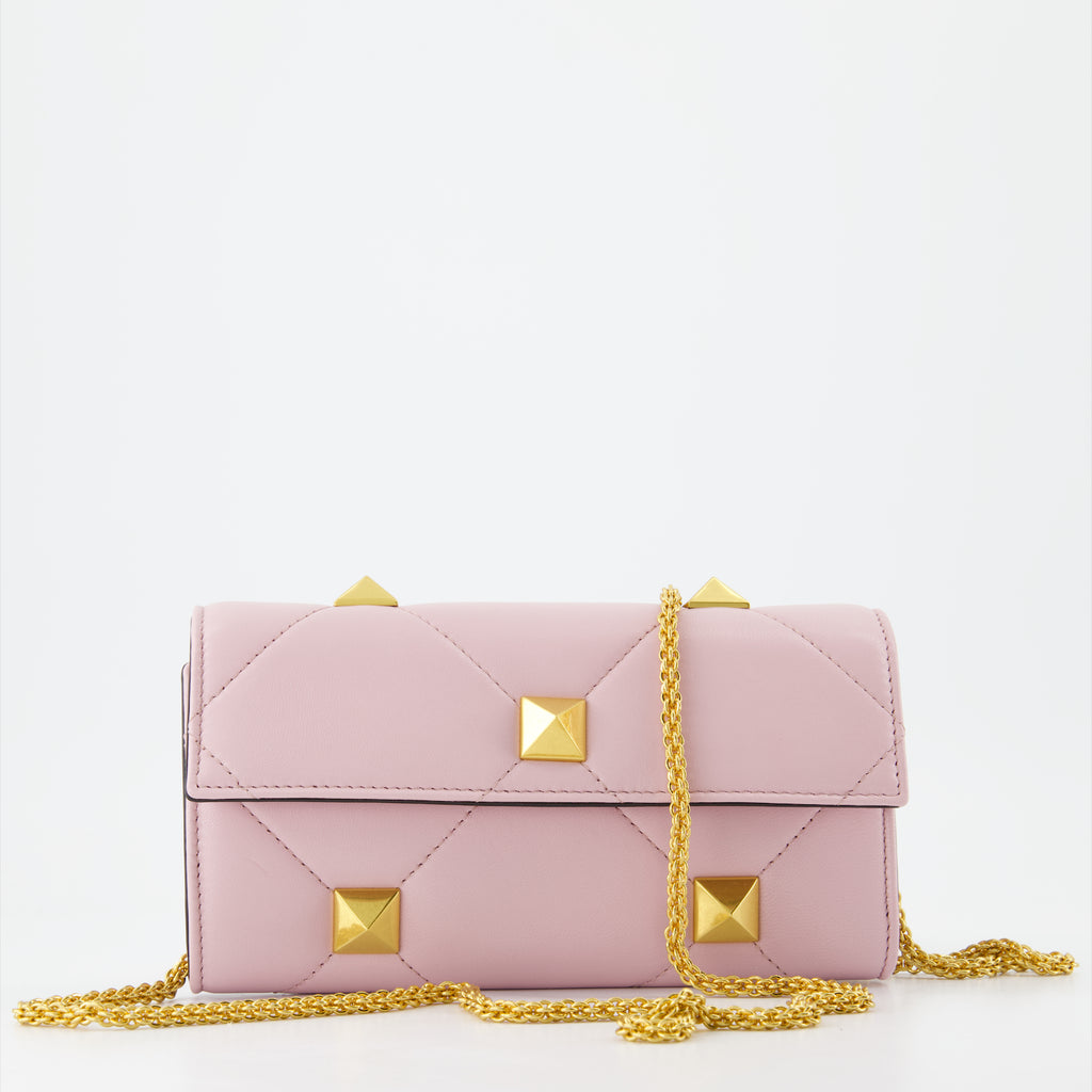 Pouches Roman Stud Wallet Valentino Garavani Pink Women