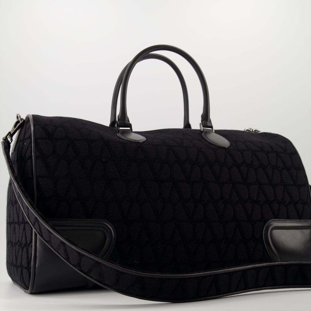 Bolsas de deporte y viaje Bolsa de lona Iconographe Valentino Garavani Negro Homme
