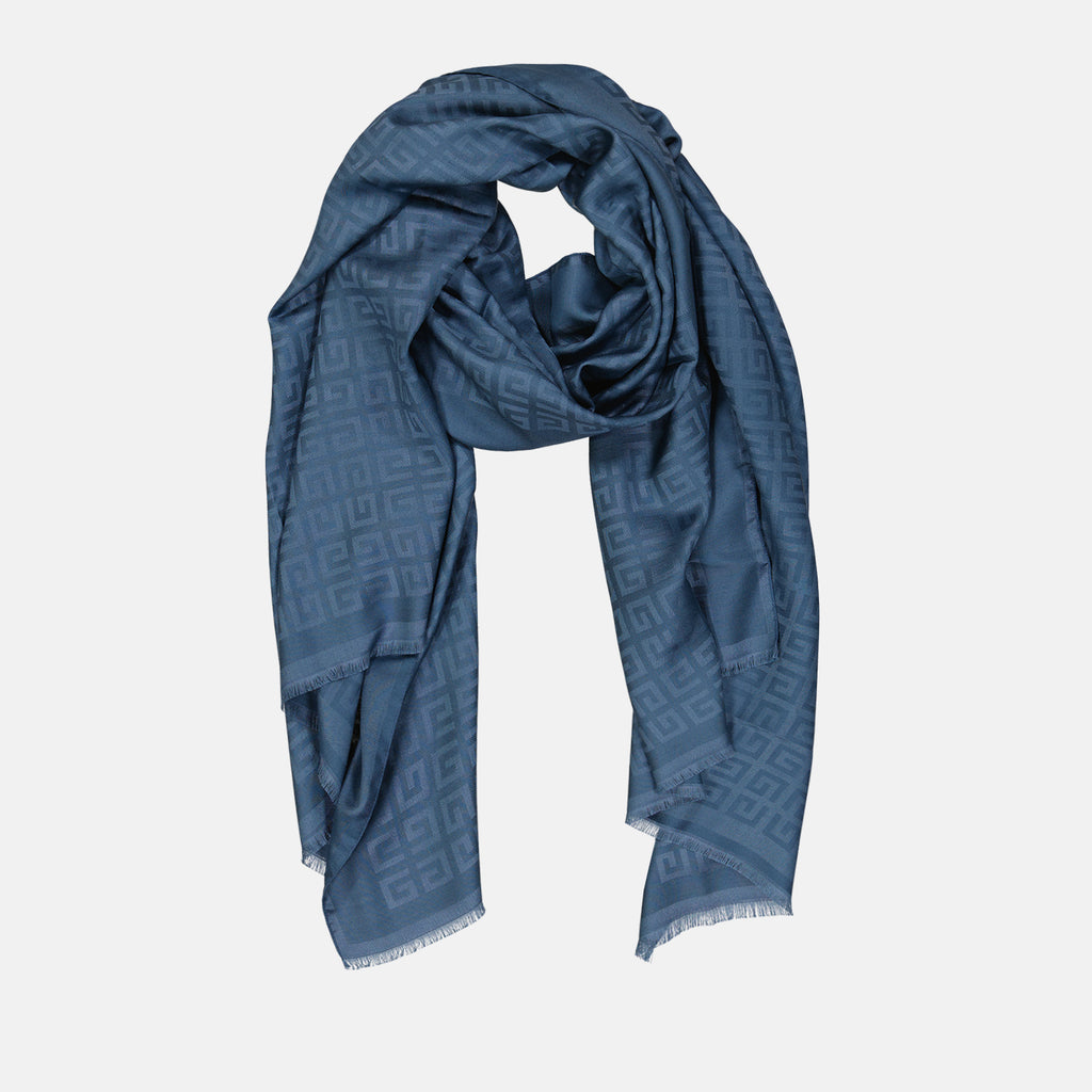 Écharpes, foulards et gants Écharpe 4G Givenchy Bleu Femme