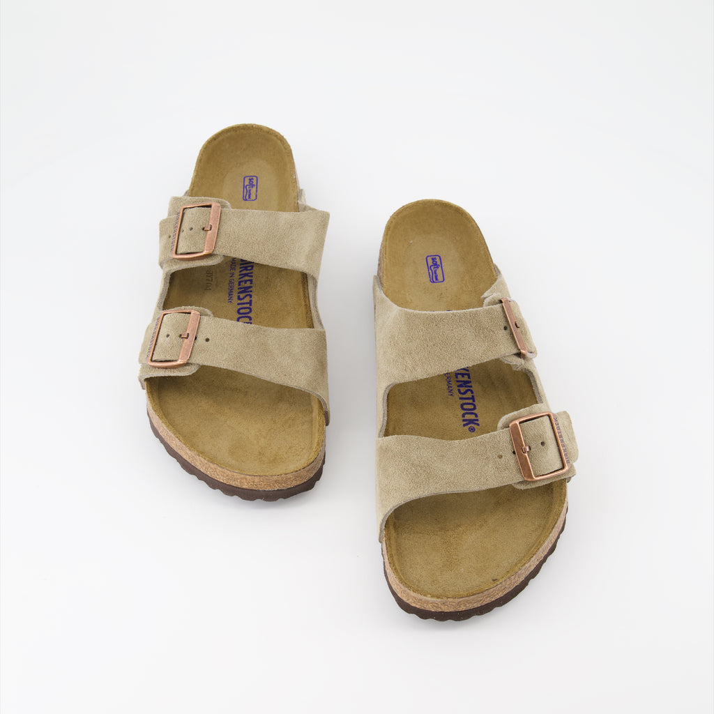 Scarpe aperte Infradito Arizona Birkenstock Beige Unisex