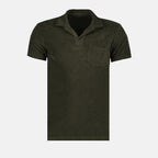 Polos Polo Terry Orlebar Brown Caqui Homme