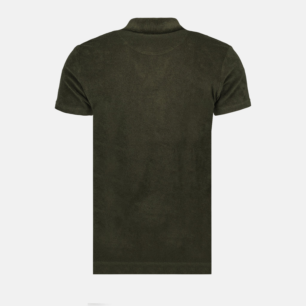Polos Polo Terry Orlebar Brown Caqui Homme