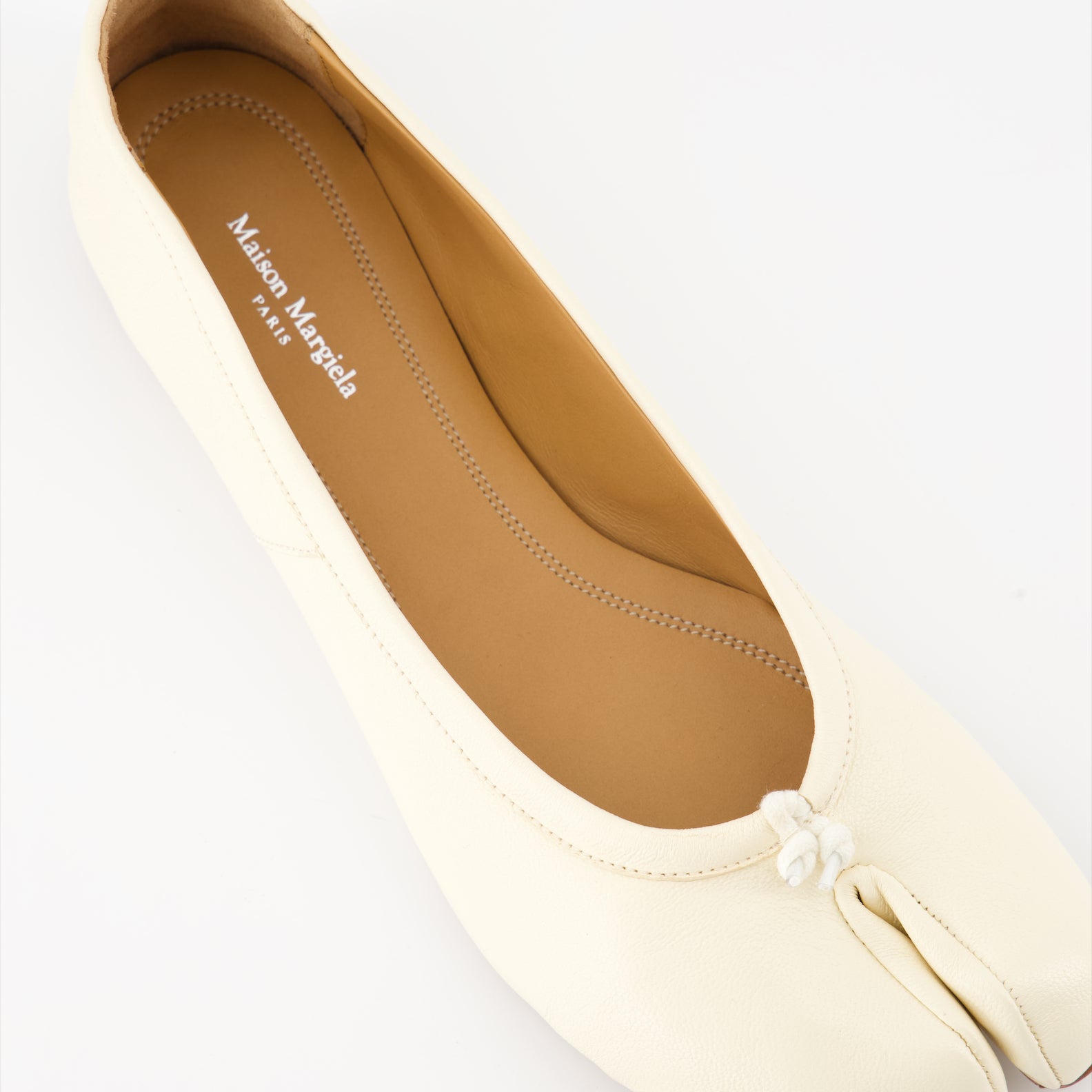 Chaussures plates Ballerines Tabi Maison Margiela Blanc Femme