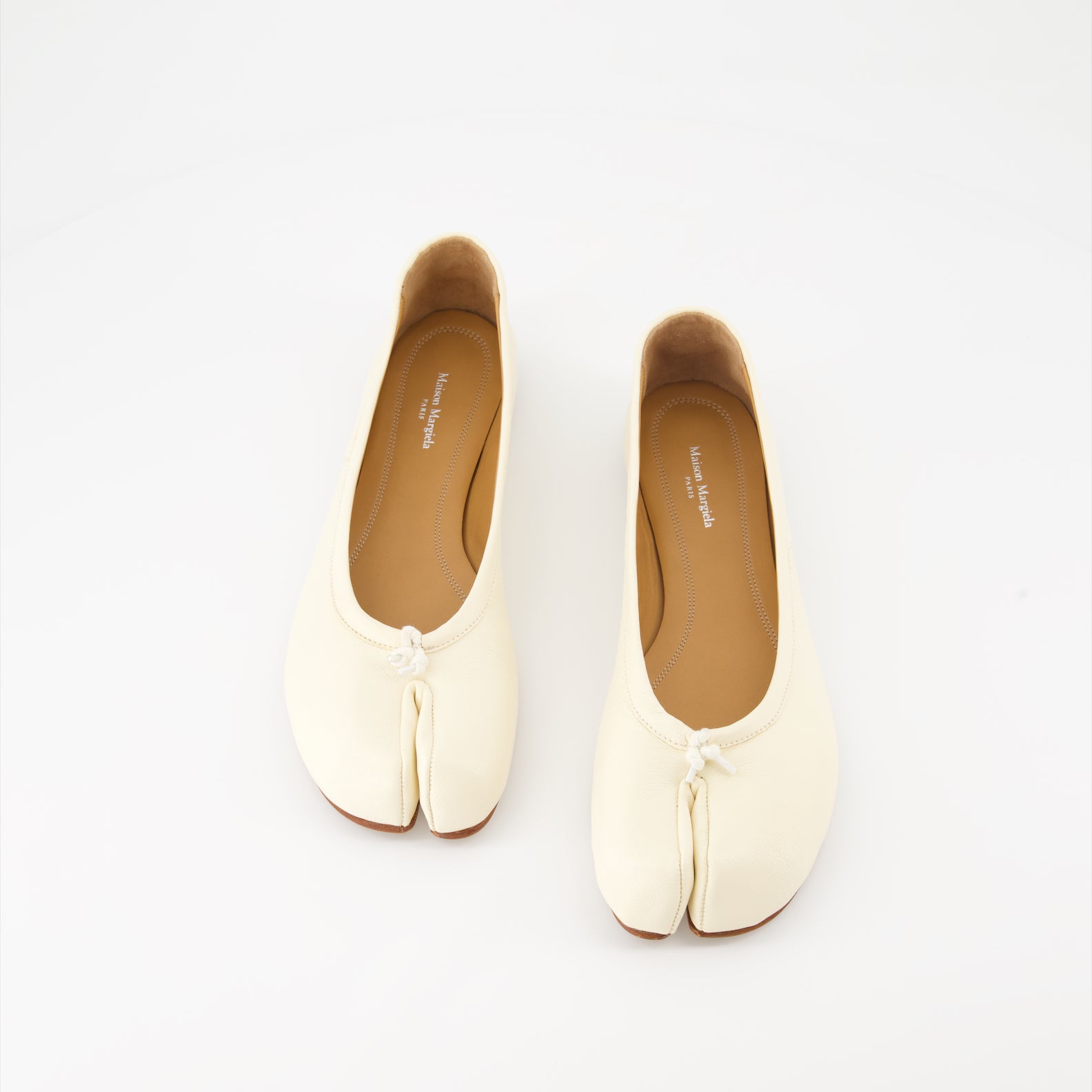 Chaussures plates Ballerines Tabi Maison Margiela Blanc Femme