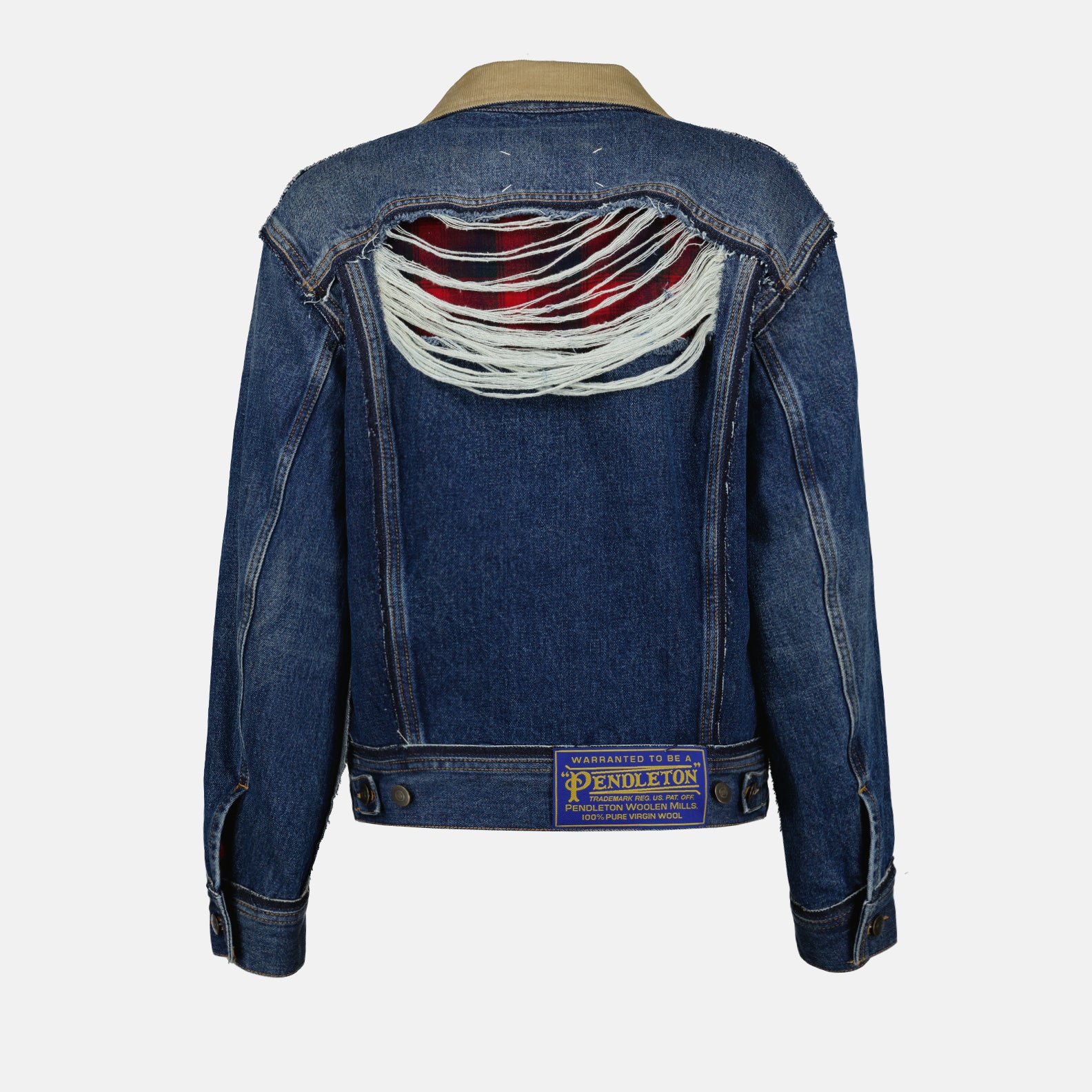 ジャケット ペンドルトン デニムジャケット Maison Margiela 青 Homme