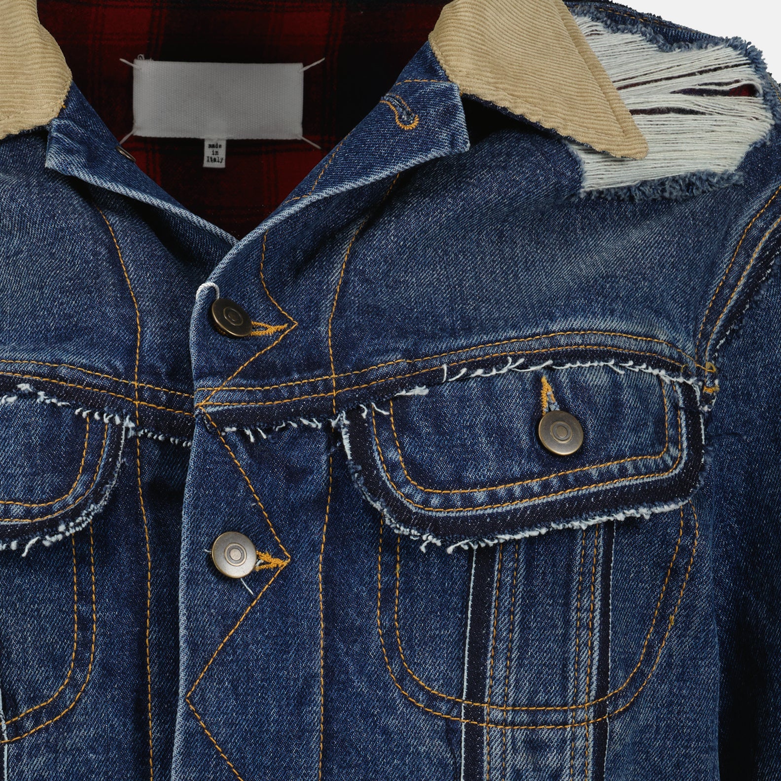 ジャケット ペンドルトン デニムジャケット Maison Margiela 青 Homme