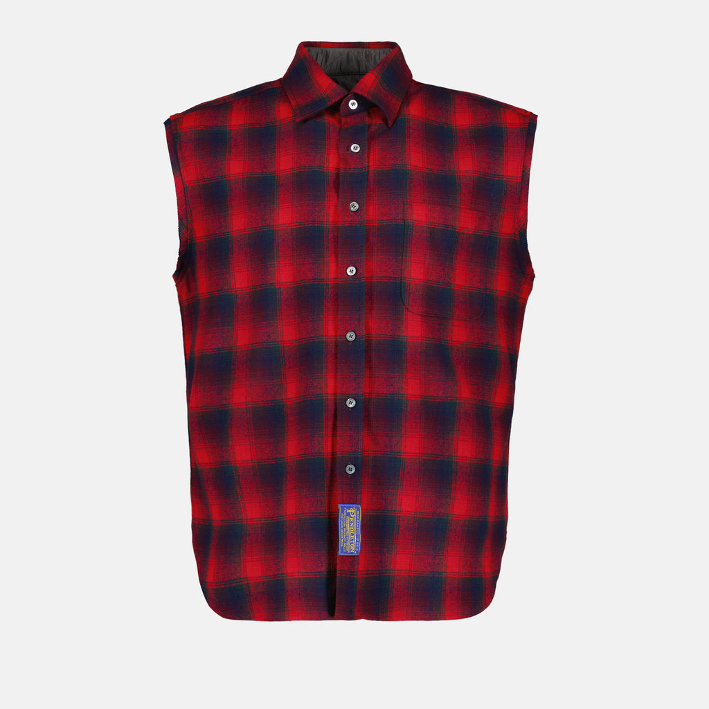 Camisas Chemise à carreaux Maison Margiela Vermelho Homme