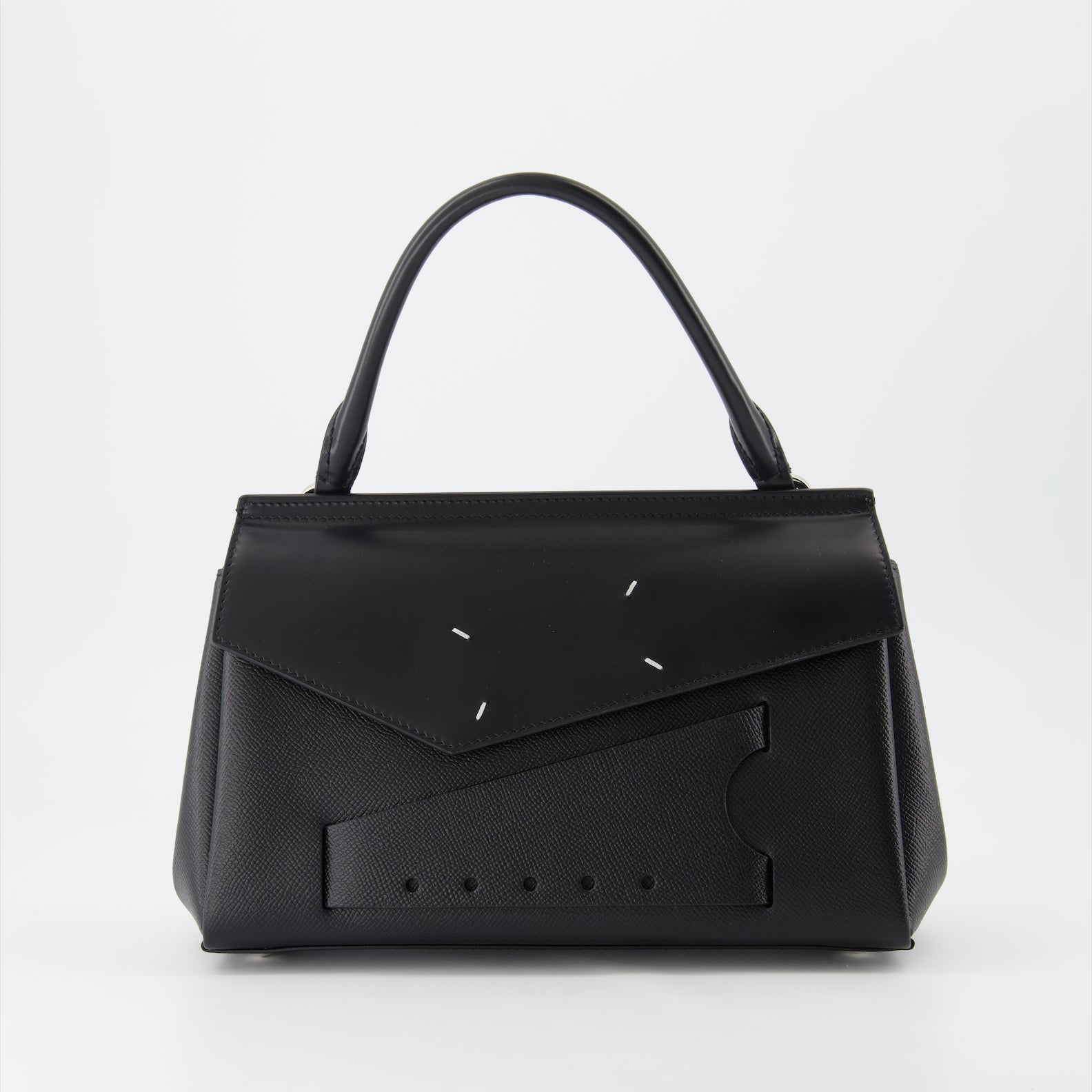 Snatched top handle bag