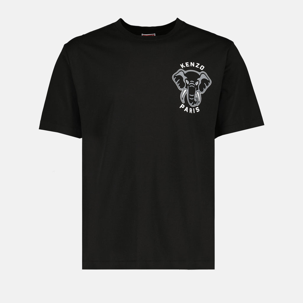 Camisetas T-shirt Elephant "Varsity Jungle" Kenzo Preto Homme