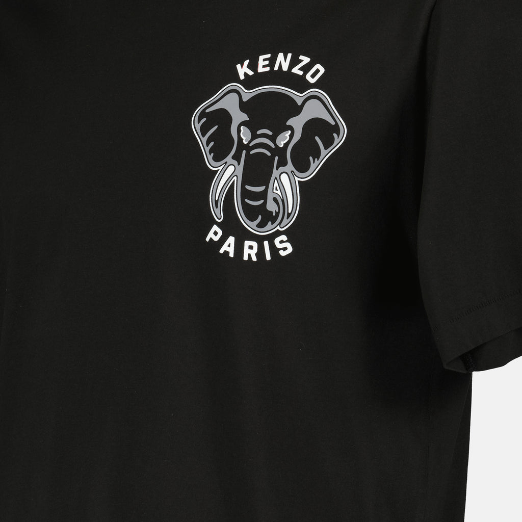 Camisetas T-shirt Elephant "Varsity Jungle" Kenzo Preto Homme
